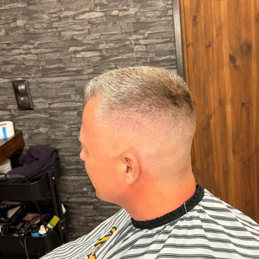 High and tight haircut by Miguel at Straight Edge Barbershop